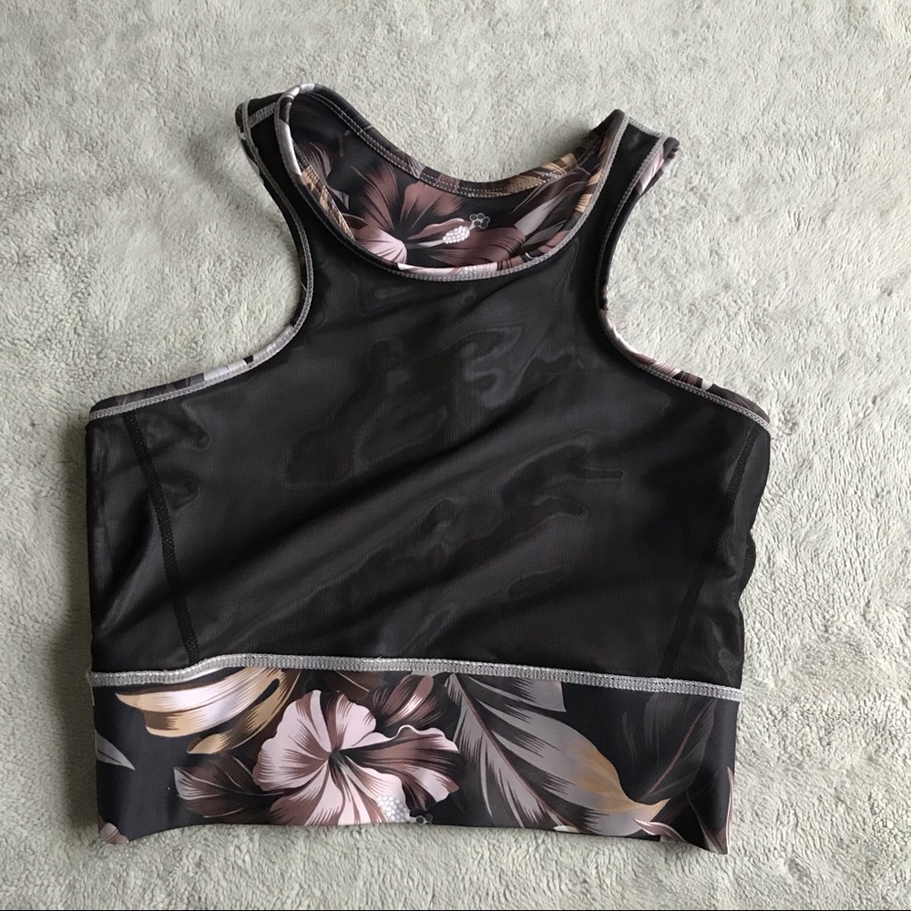 Stronger The Label Freedom Floral Hawaiian Crop - Picture 9 of 11